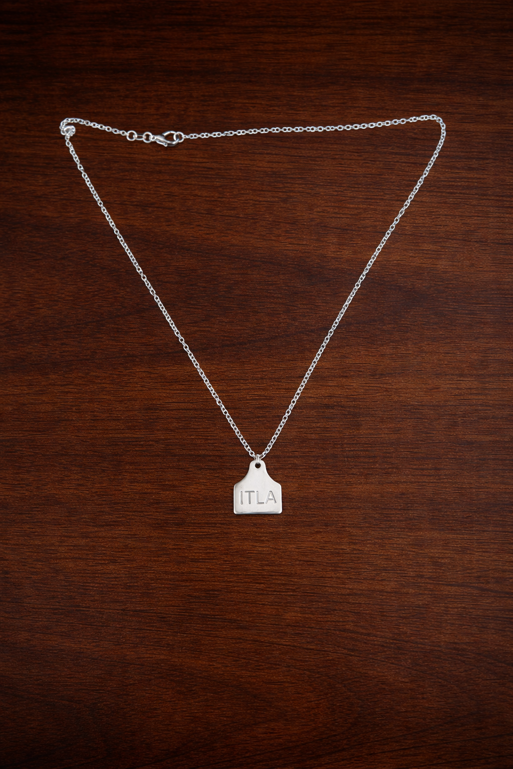 ITLA Cow Tag Necklace