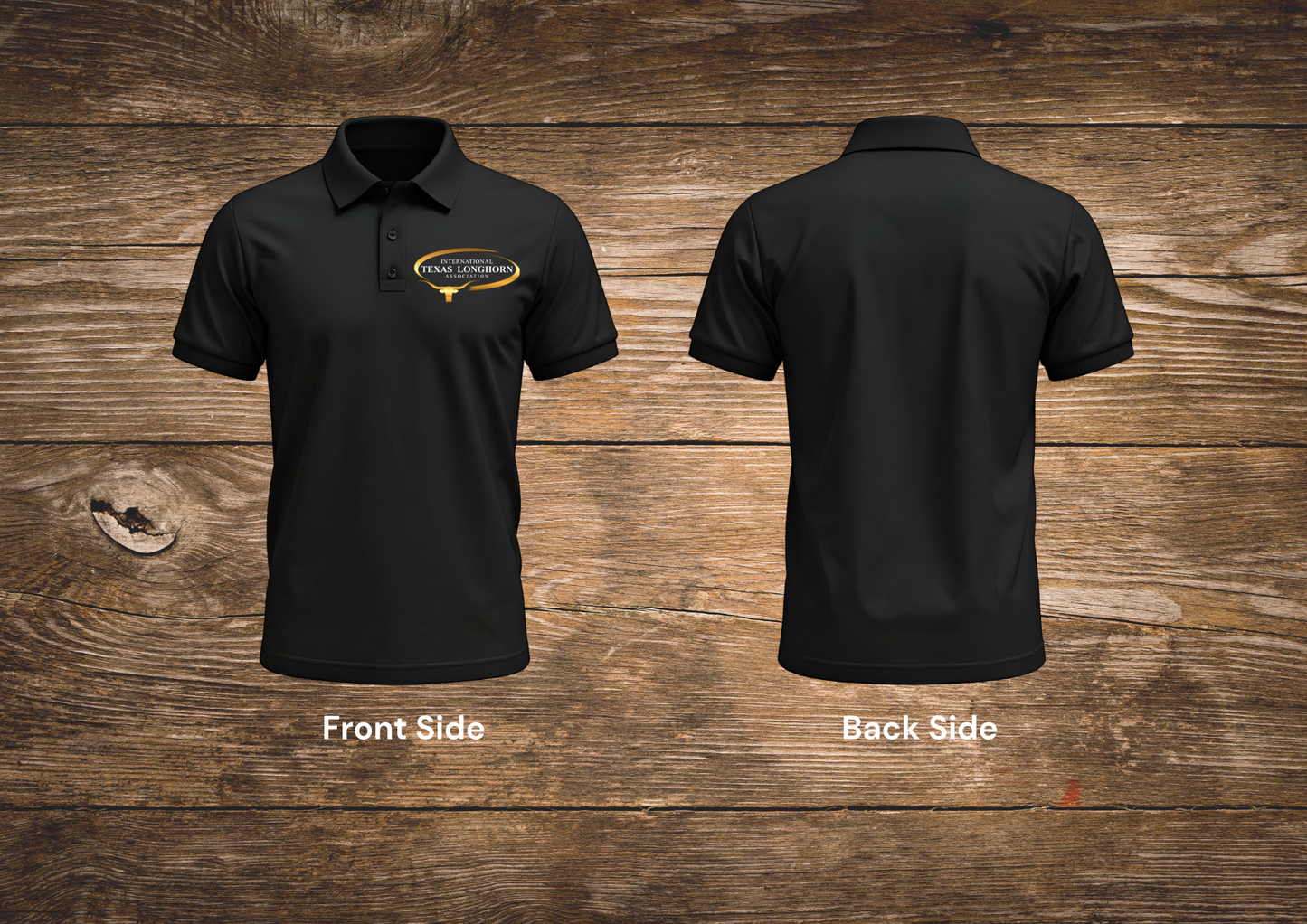 ITLA Black Polo Logo Shirt